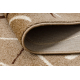 Fryz futó szőnyeg KARMEL - CHOCO dió 70 cm