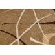Alfombra de pasillo KARMEL FRYZ - CHOCO marrón claro 90 cm
