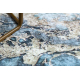 ANDRE 2248 tapijt wasbaar marmer antislip - blauw