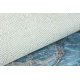ANDRE 2248 mosható szőnyeg Márvány, vintage csúszásgátló - kék