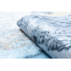ANDRE 2248 Waschteppich Marmor , Anti-Rutsch - blau