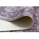 ANDRE 2288 mazgāšanas paklājs austrumniecisks vintage pretslīdēšana - klarete / pelēks 