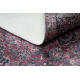 ANDRE 2288 tvättmatta orientalisk vintage halkskydd - rödvin / grå 