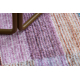 ANDRE 2295 pranje tepiha Pruge protuklizna - roza / plava