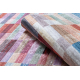 ANDRE 2295 vasketeppe Stripes anti-skli - rosa / blå