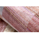 Alfombra lavable ANDRE 2295 Rayas antideslizante - rosado / azul