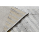 Teppich LIRA E1627 Dreiecke geometrisch, Strukturell, Modern, Glamour - grau / gold