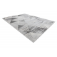 Tepih LIRA E1627 Trokuti geometrijski, strukturalni, moderan, glamur - sivo