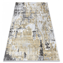 Carpet LIRA G6704 Vintage, structural, modern, glamour - gold / grey