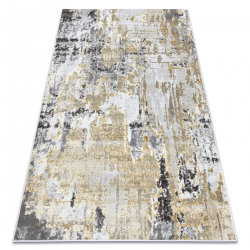 Tapis LIRA G6704 Vintage, structuré, moderne, glamour - or / gris
