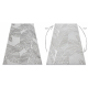 Teppich LIRA E1482 Blätter, Strukturell, Modern, Glamour - grau