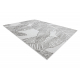 Koberec LIRA E1482 Listy, strukturální, moderní, glamour - šedá