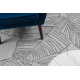 Carpet LIRA E1482 Leaves , structural, modern, glamour - grey