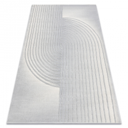 Teppich ORIGI 3739 creme / beige - Rahmen, Fischgrät flachgewebte SISAL schnur