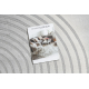 Carpet LIRA HE525 geometric, structural, modern, glamour - grey
