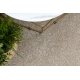 Kilimas Apskritas kilimas SANTA FE smėlio spalvos 33 sklandžiai, vienodas, vienspalvis