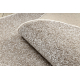 Kilimas Apskritas kilimas SANTA FE smėlio spalvos 33 sklandžiai, vienodas, vienspalvis