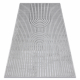Tappeto LIRA E2557 geometrico, strutturato, moderno, glamour - grigio