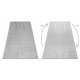 Kilimas LIRA E2557 geometrinis, struktūrinis, modernus, glamūrinis - pilkas