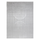 Koberec LIRA E2557 geometrický, strukturální, moderní, glamour - šedá