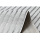 Килим LIRA E2557 геометричен, структурен, модерен, блясък - сиво