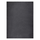 Fitted carpet SANTA FE black 98 plain, flat, one colour