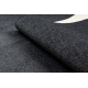 Paklāju segumi SANTA FE melns 98 gluda, viendabīga, vienkrāsains