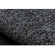 Τοποθετημένο χαλί SANTA FE μαύρο 98 απλό, επίπεδη, ένα χρώμα