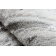 Килим LIRA HE527 Природата, структурен, модерен, блясък - сиво