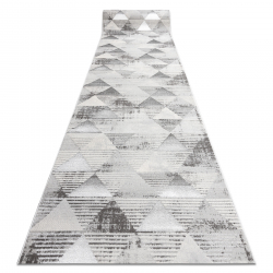 Futó szőnyeg LIRA E1627 háromszögek geometriai, strukturális, modern, glamour - szürke