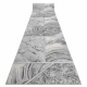 Alfombra de pasillo LIRA HE527 Naturaleza, estructural, moderna, glamour - gris