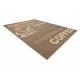 Sisal tapijt SISAL FLOORLUX 20645 koffie / natuurlijk