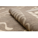 Fonott sizal floorlux szőnyeg 20645 kávé / természetes
