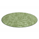 Teppich rund SOLID grün 20 Beton