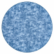 Carpet, round SOLID blue 70 CONCRETE