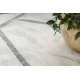 Preproga EMERALD ekskluzivno 81953 glamour, stilski marmorja, geometrijski črn / srebro 