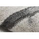 килим EMERALD ексклюзивний 0085 гламур стильний Мармур, Геометричні білий / срібло 