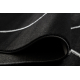 Alfombra EMERALD exclusivo 7543 glamour, elegante geométrico negro / plata 