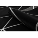 Koberec EMERALD exkluzívne 7543 glamour, štýlový geometrický čierna / striebro 