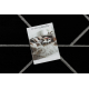 Tæppe EMERALD eksklusiv 7543 glamour, stilfuld geometrisk sort / sølv 