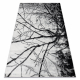 изключителен EMERALD килим 3820 блясък, дърво сребърен 