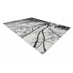 Exklusiv EMERALD Teppich 3820 glamour, stilvoll Baum silber 