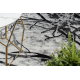 Exklusiv EMERALD Teppich 3820 glamour, stilvoll Baum silber 