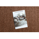 Fitted carpet INDUS coper 82 plain, MELANGE