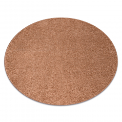 Carpet, round INDUS cooper 82 plain, MELANGE