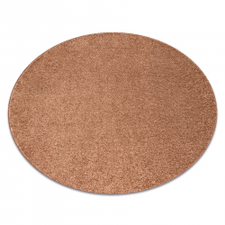 Carpet, round INDUS coper 82 plain, MELANGE