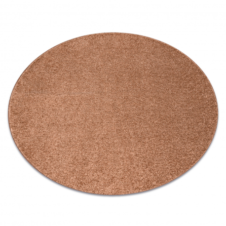 Carpet, round INDUS coper 82 plain, MELANGE