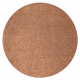 Moqueta INDUS círculo marrón cobre 82 llanura mezcla
