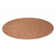 Carpet, round INDUS coper 82 plain, MELANGE