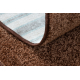 Carpet, round INDUS coper 82 plain, MELANGE